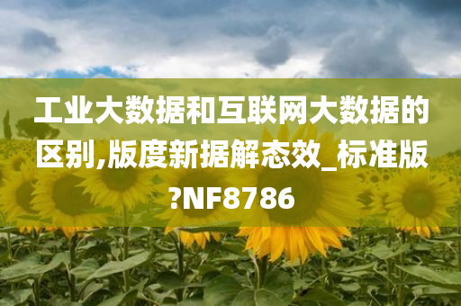 工业大数据和互联网大数据的区别,版度新据解态效_标准版?NF8786