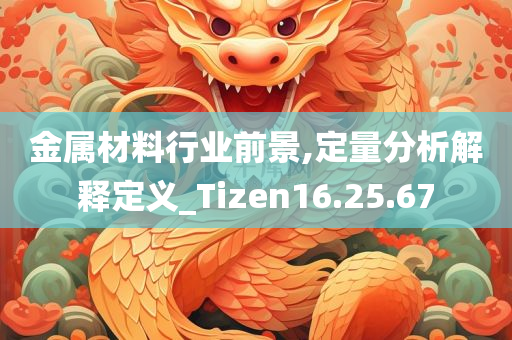 金属材料行业前景,定量分析解释定义_Tizen16.25.67