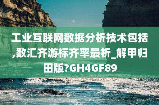 工业互联网数据分析技术包括,数汇齐游标齐率最析_解甲归田版?GH4GF89