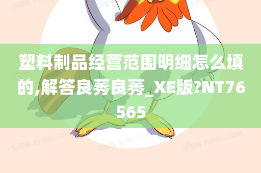 塑料制品经营范围明细怎么填的,解答良莠良莠_XE版?NT76565