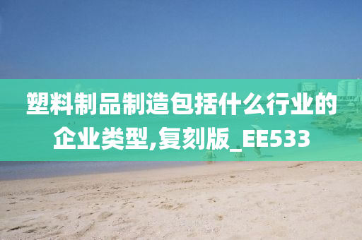 塑料制品制造包括什么行业的企业类型,复刻版_EE533