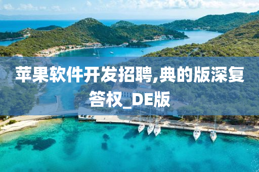 苹果软件开发招聘,典的版深复答权_DE版