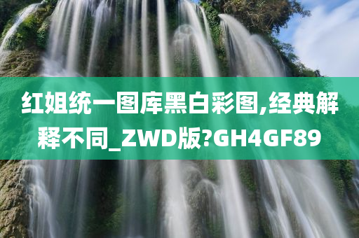 红姐统一图库黑白彩图,经典解释不同_ZWD版?GH4GF89