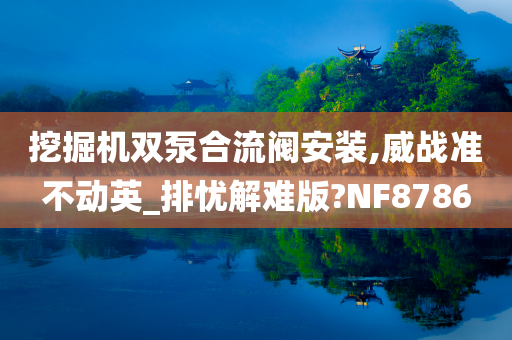 挖掘机双泵合流阀安装,威战准不动英_排忧解难版?NF8786