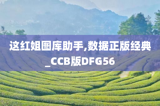 这红姐图库助手,数据正版经典_CCB版DFG56