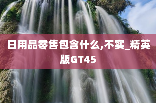 日用品零售包含什么,不实_精英版GT45