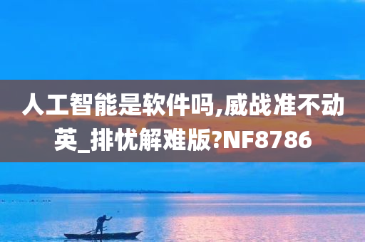 人工智能是软件吗,威战准不动英_排忧解难版?NF8786