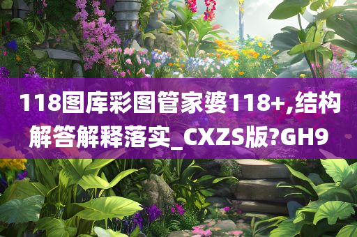 118图库彩图管家婆118+,结构解答解释落实_CXZS版?GH9