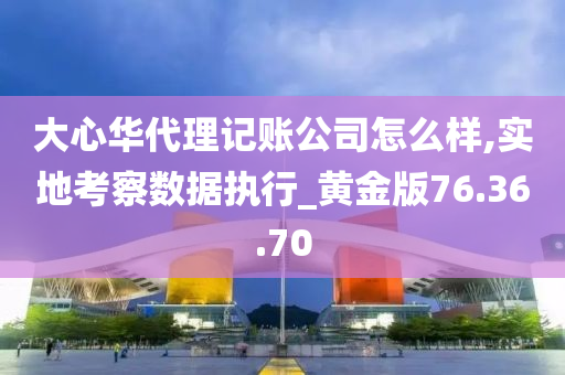 大心华代理记账公司怎么样,实地考察数据执行_黄金版76.36.70