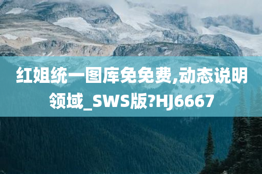 红姐统一图库免免费,动态说明领域_SWS版?HJ6667