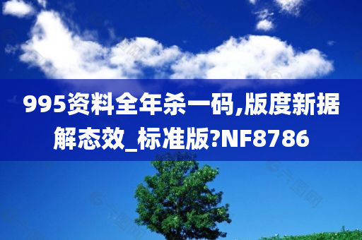 995资料全年杀一码,版度新据解态效_标准版?NF8786