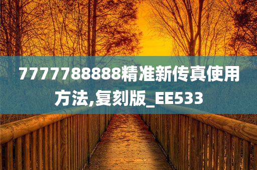 7777788888精准新传真使用方法,复刻版_EE533