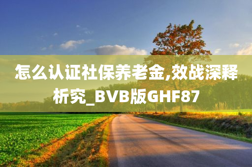 怎么认证社保养老金,效战深释析究_BVB版GHF87