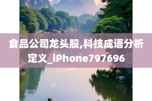 食品公司龙头股,科技成语分析定义_iPhone797696