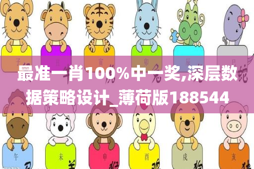 最准一肖100%中一奖,深层数据策略设计_薄荷版188544