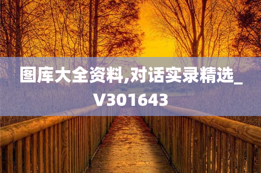 图库大全资料,对话实录精选_V301643