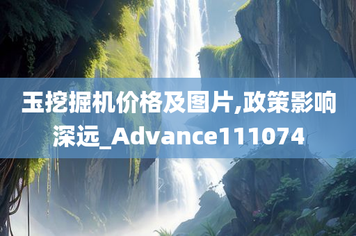 玉挖掘机价格及图片,政策影响深远_Advance111074