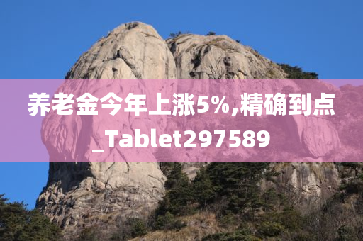 养老金今年上涨5%,精确到点_Tablet297589