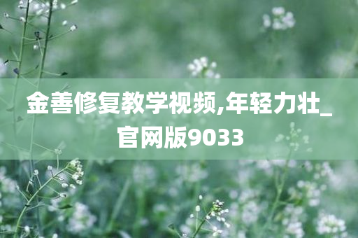 金善修复教学视频,年轻力壮_官网版9033