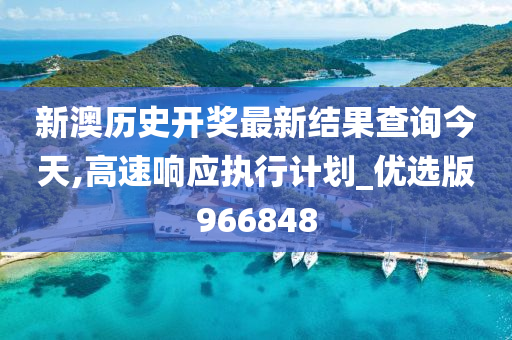 新澳历史开奖最新结果查询今天,高速响应执行计划_优选版966848