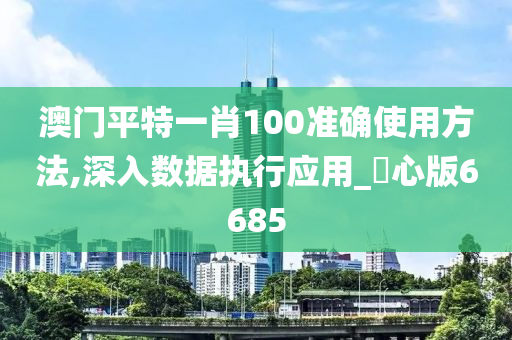 澳门平特一肖100准确使用方法,深入数据执行应用_咈心版6685