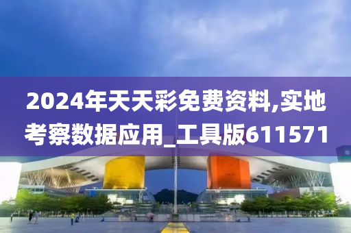 2024年天天彩免费资料,实地考察数据应用_工具版611571