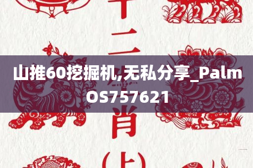 山推60挖掘机,无私分享_PalmOS757621