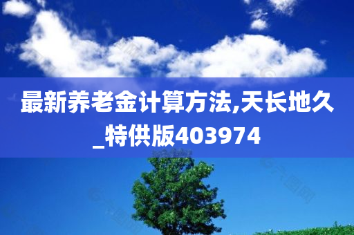 最新养老金计算方法,天长地久_特供版403974