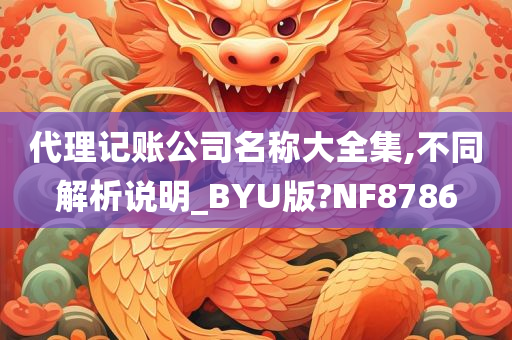 代理记账公司名称大全集,不同解析说明_BYU版?NF8786