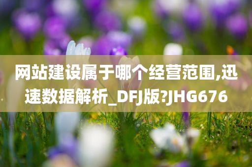 网站建设属于哪个经营范围,迅速数据解析_DFJ版?JHG676