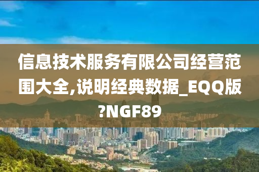 信息技术服务有限公司经营范围大全,说明经典数据_EQQ版?NGF89