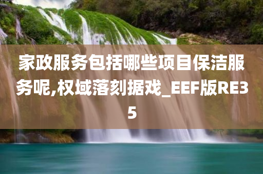 家政服务包括哪些项目保洁服务呢,权域落刻据戏_EEF版RE35